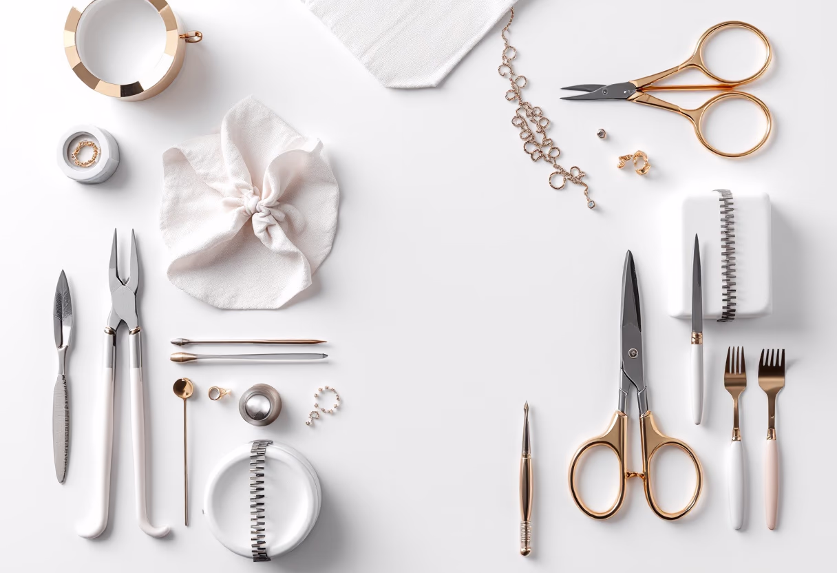 [background image] image of jewelry workshop