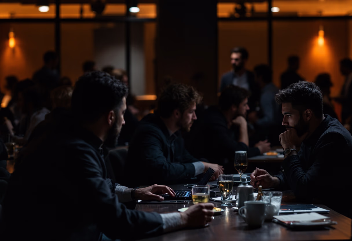 image of networking event (for a hr tech)