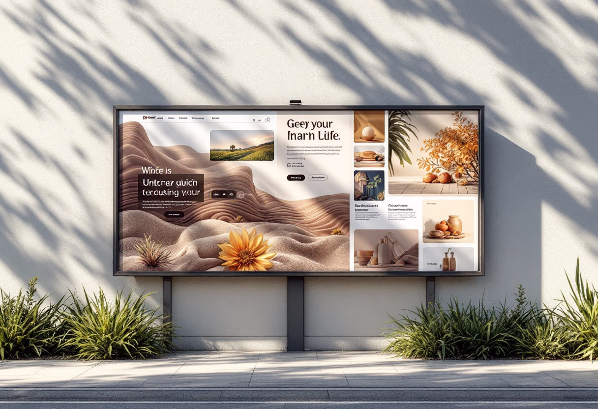 [digital project] image of mobile app interface (for a digital marketing & advertising agency)
