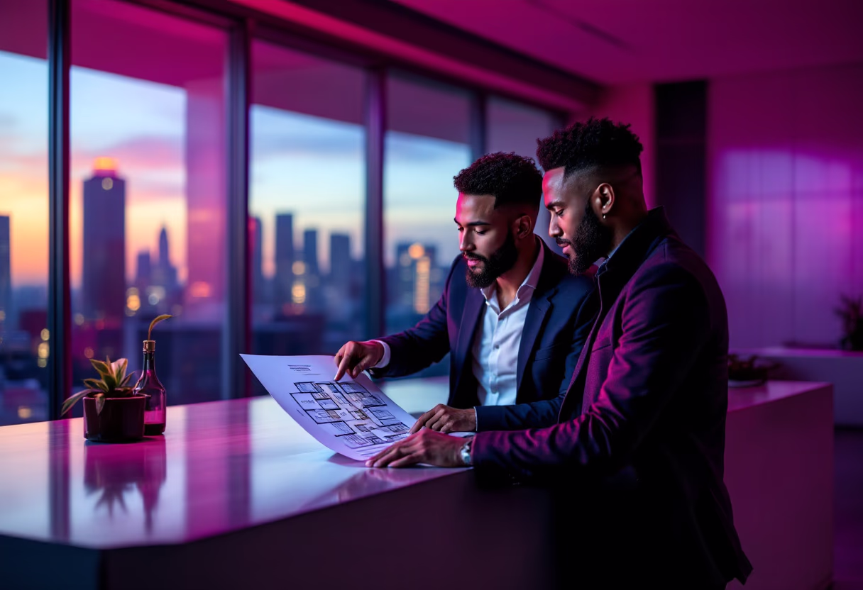 image of direct conversation between client and agent (for a property management company)