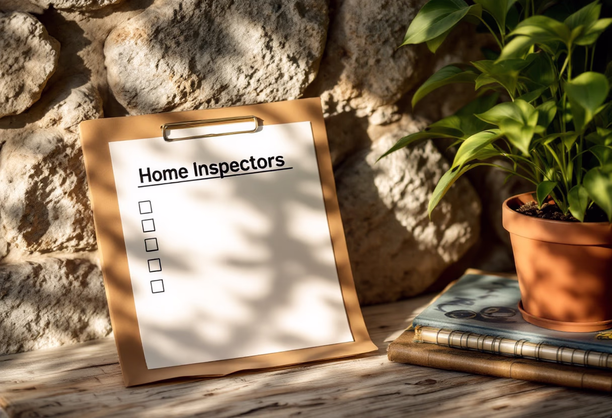 image of checklist form (for a home inspector)