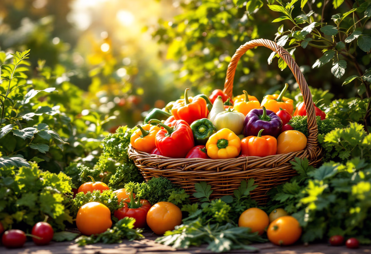 image of vegetables in basket