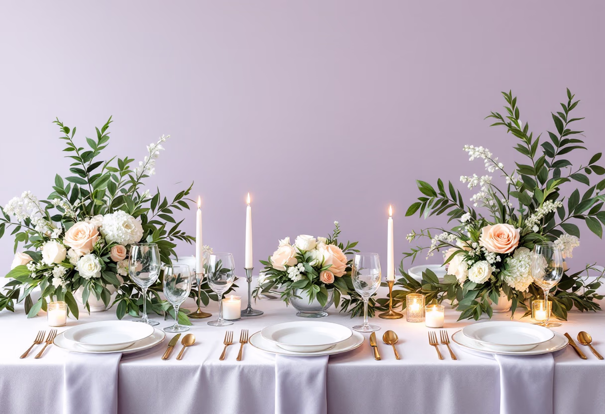 image of a wedding reception setup