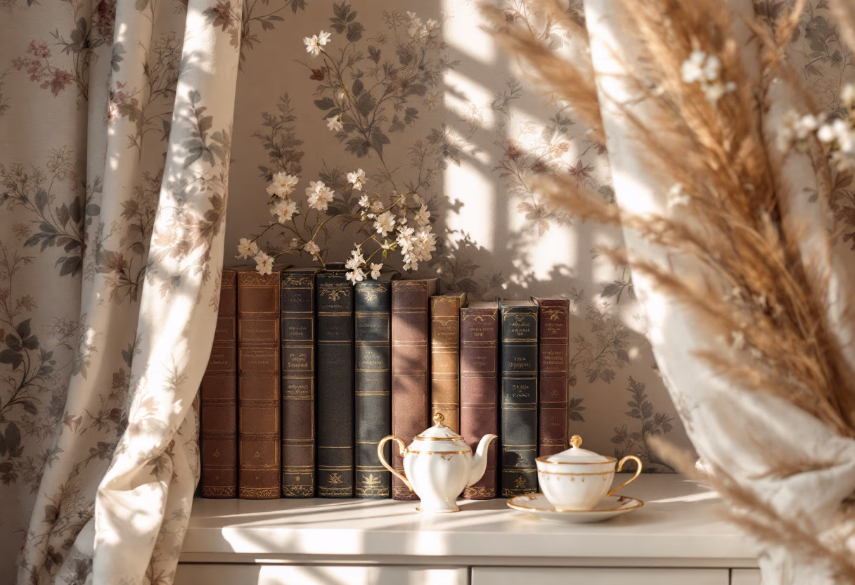 [background image] image of cozy reading nook (for a author & writer)