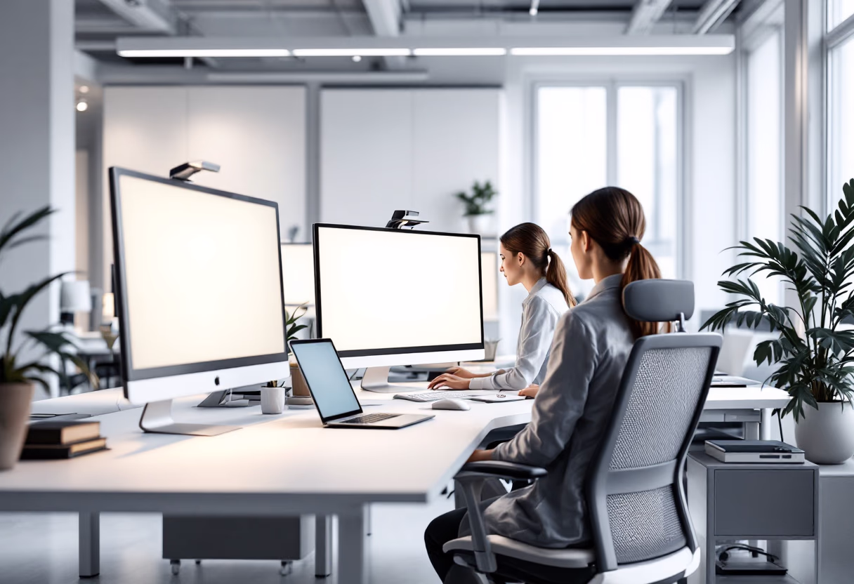 [background image] image of professional workspace setting (for a hr tech)