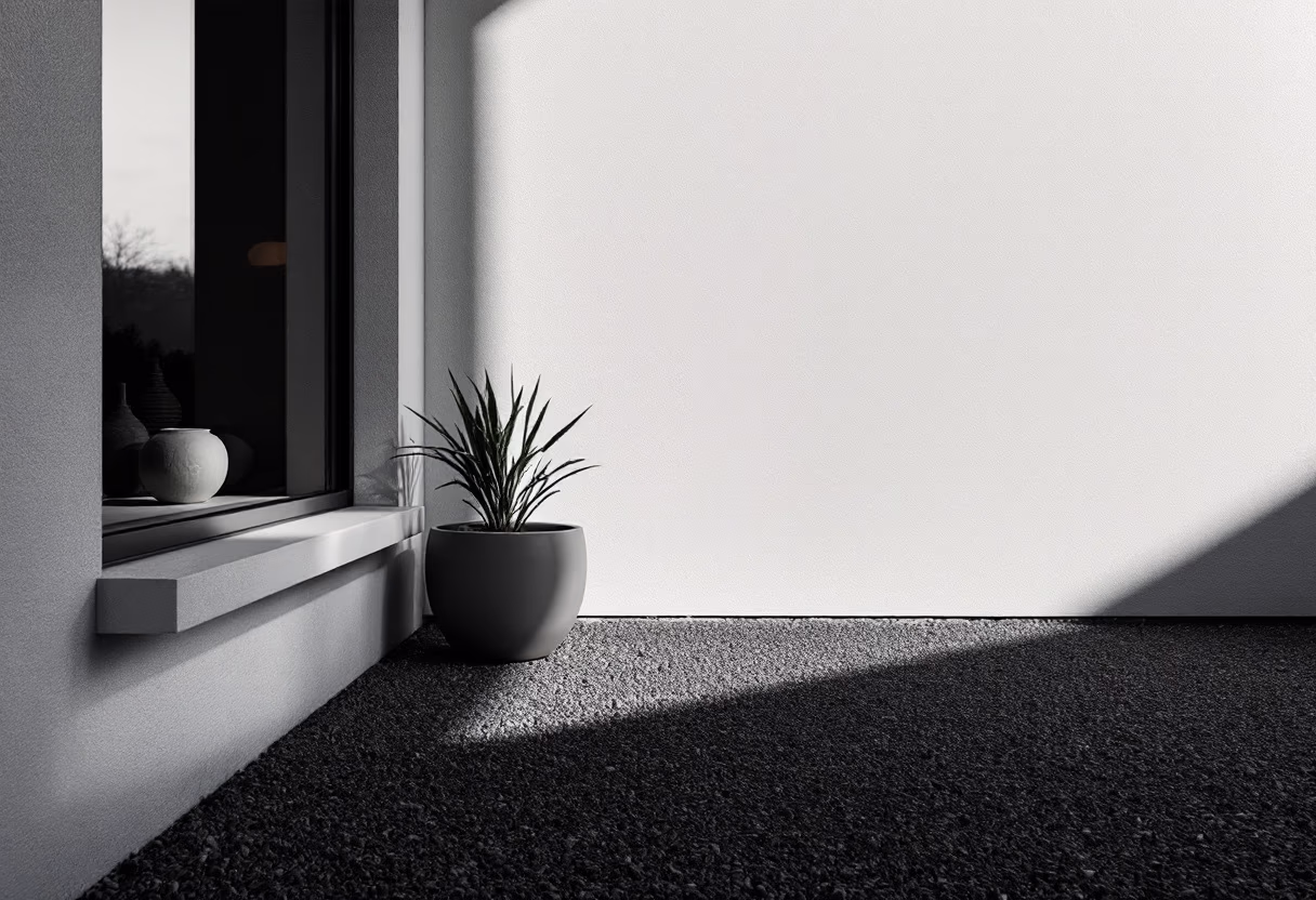 [background image] of the studio entrance (for a ceramic studio)