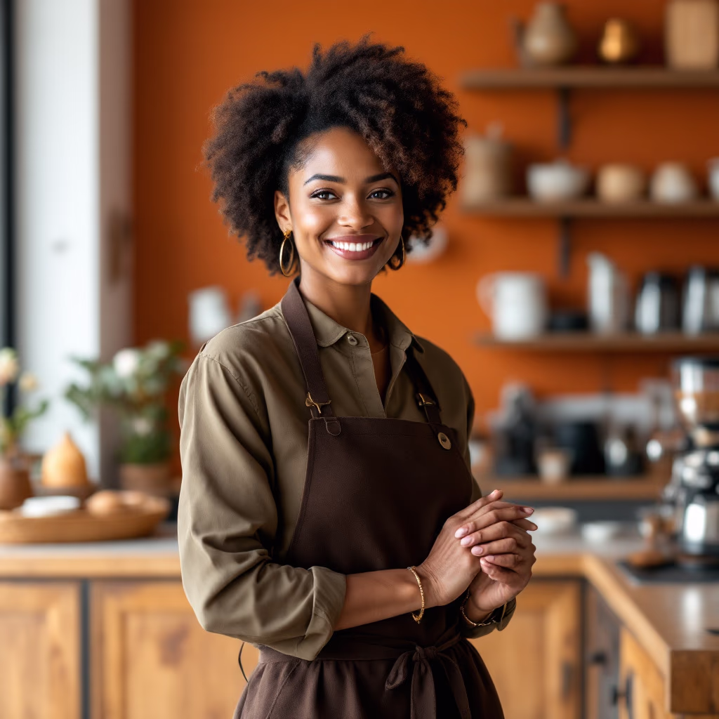 [team] image of barista (for a coffee shop & cafe)