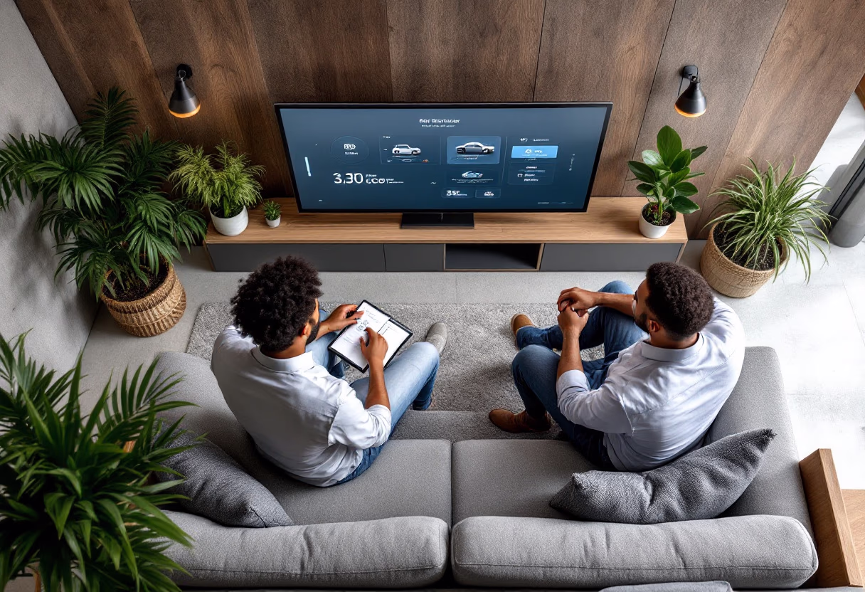 image of staff consulting a customer in an automotive service