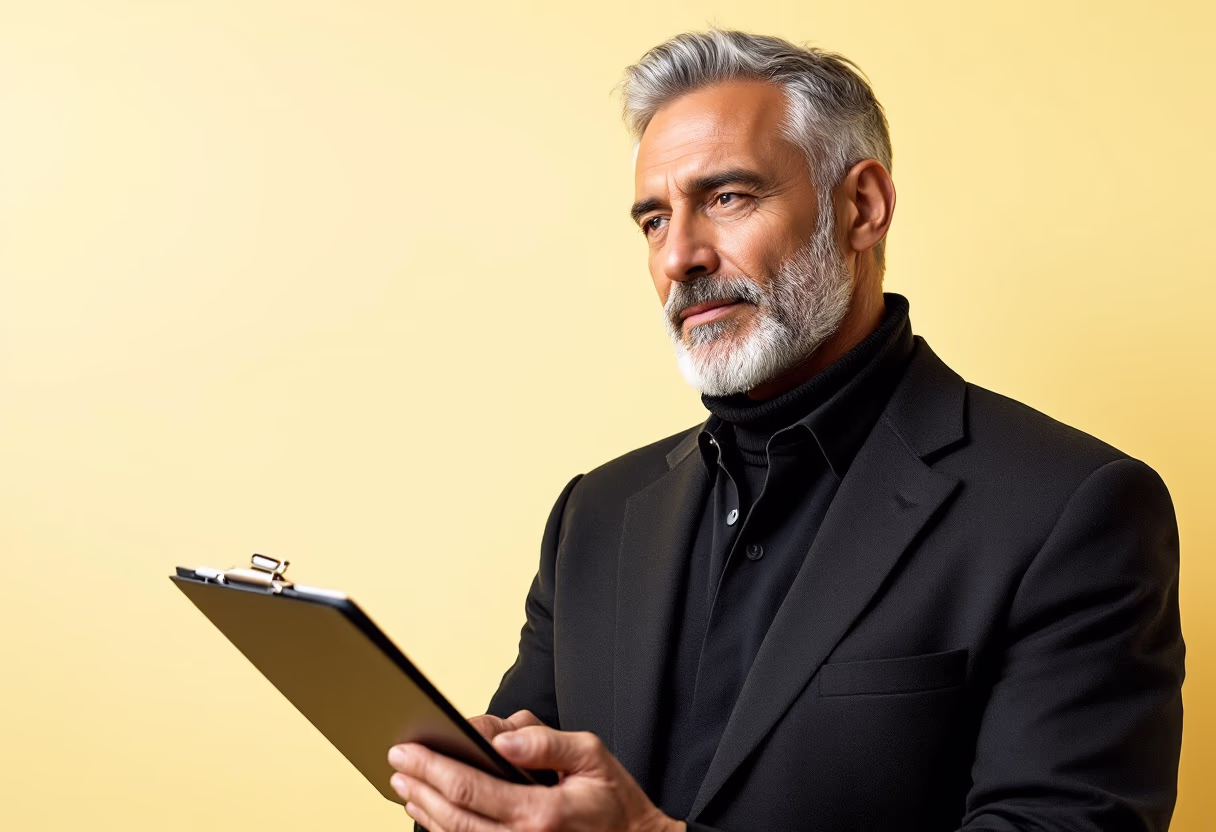 image of a doctor with a clipboard
