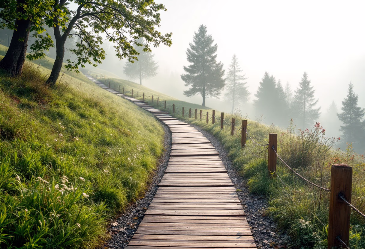 [background image] landscape with a bike trail (for a bicycle shop)