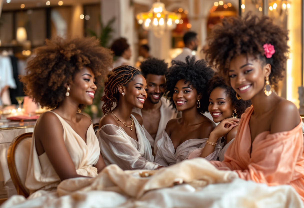 image of cultural diversity at a department store event