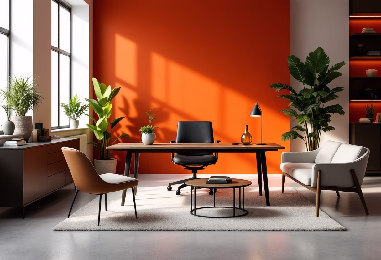 background image of creative workspace (for a web design agency)