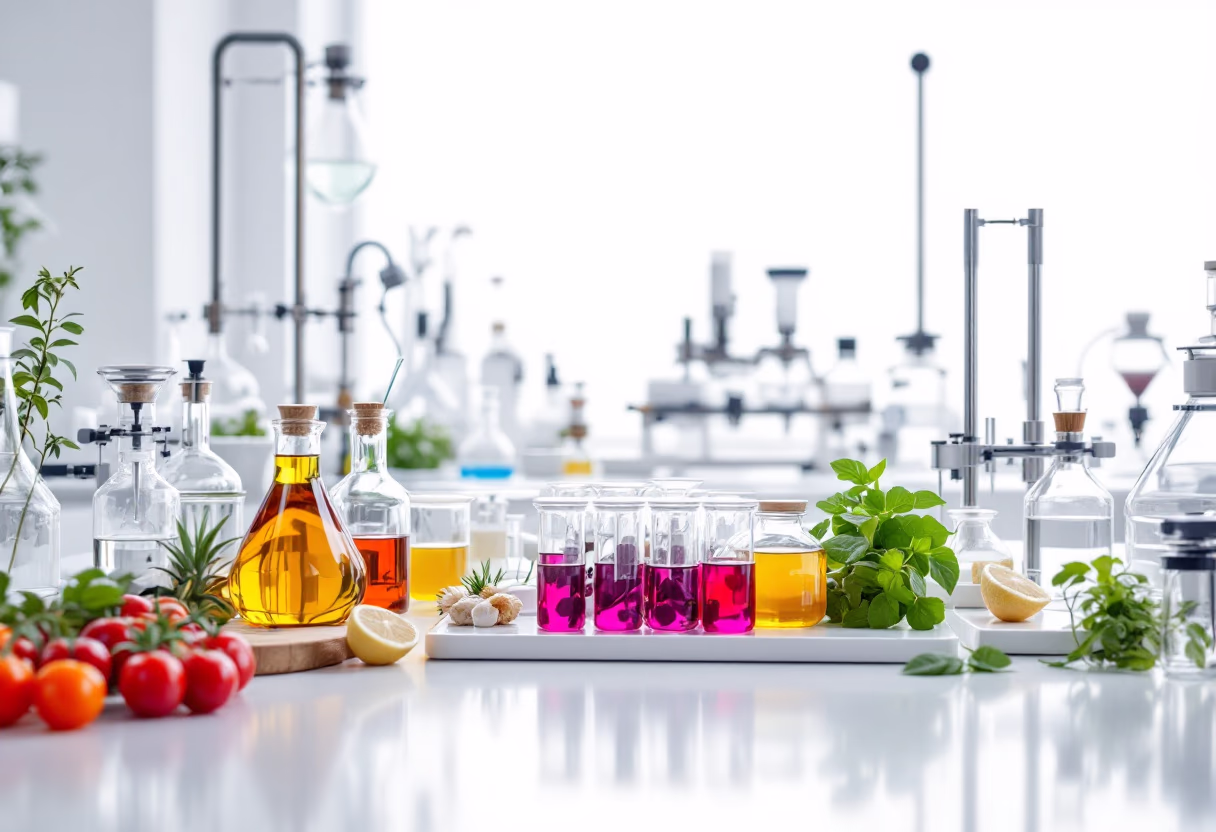 indoor lab setup for a food and agtech business