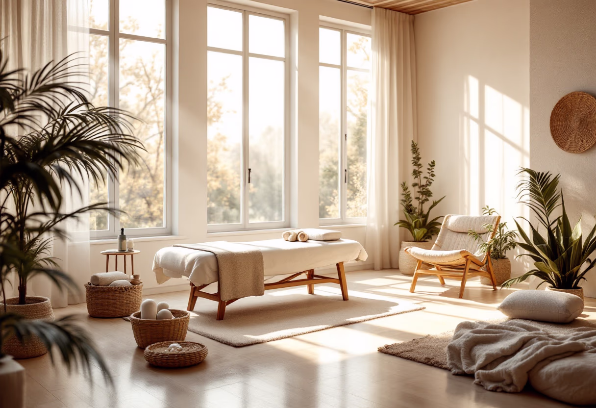 image of massage therapy room