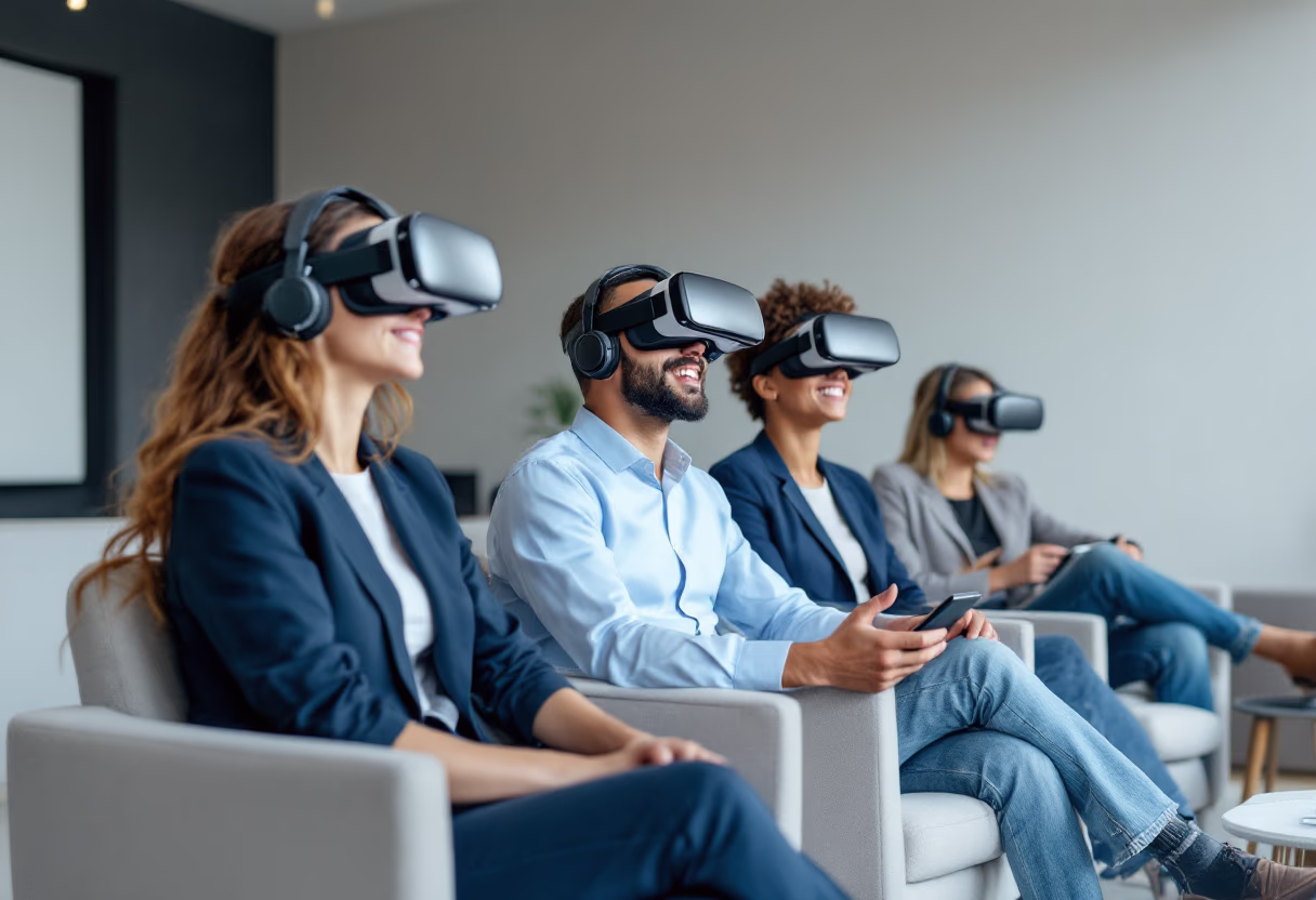 image of vr training in a corporate setting