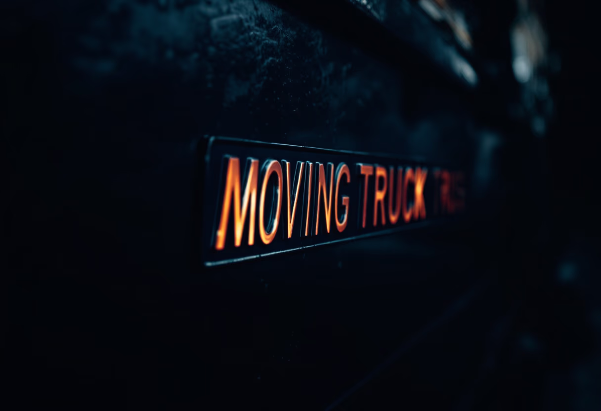 image of vehicle fleet for a moving & storage company