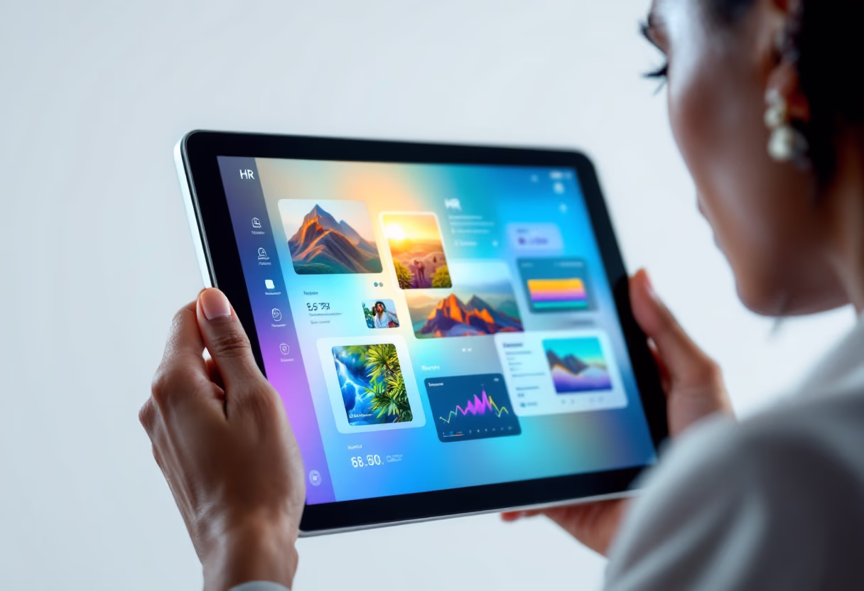 image of tech solutions demonstration (for a hr tech)