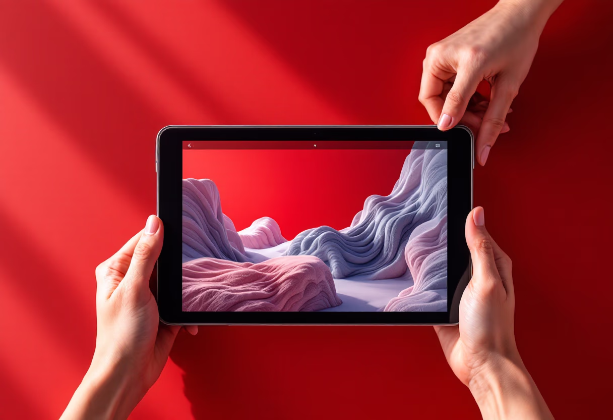 [digital project] image of project on a mobile device (for ar/vr)