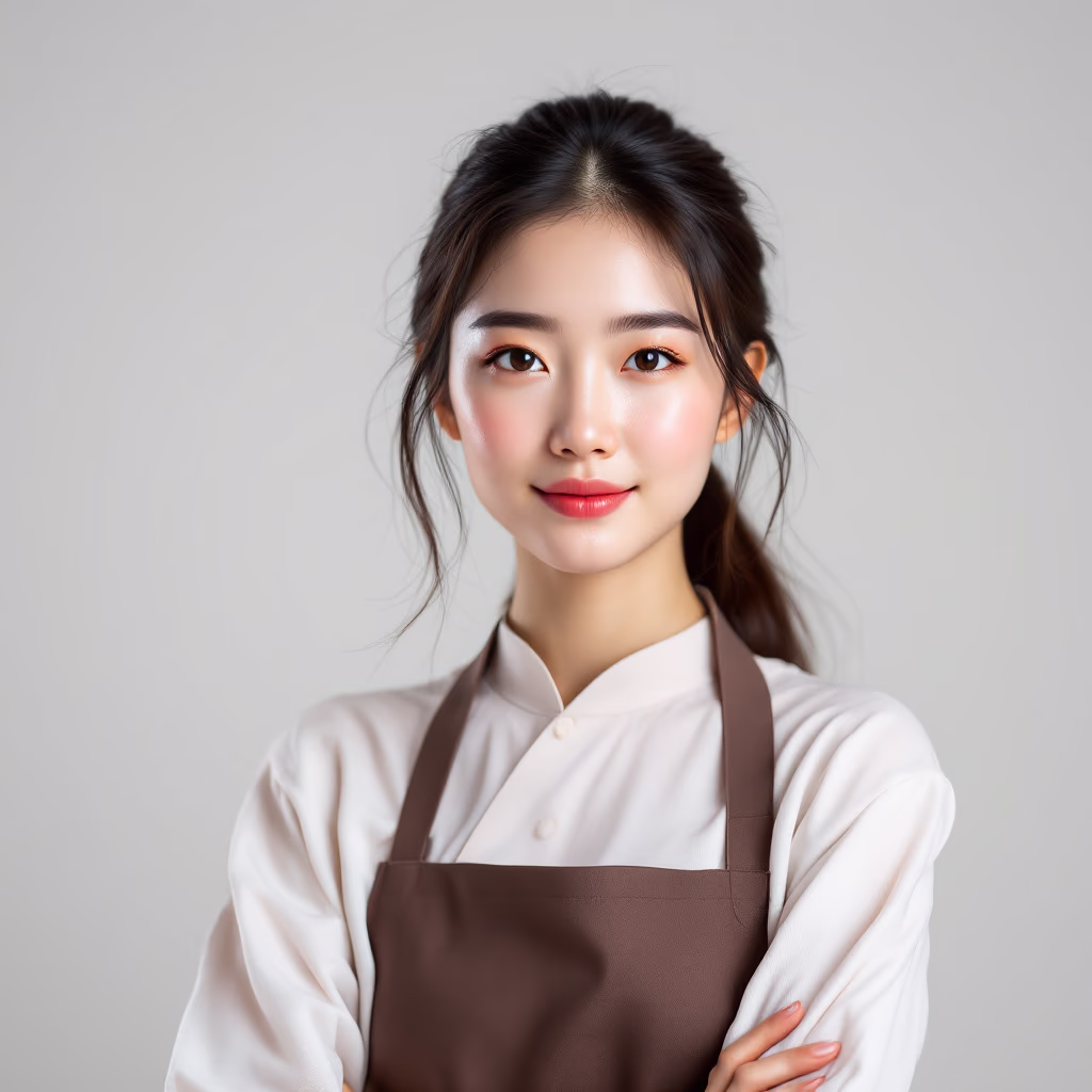 [headshot] image of customer (for a chinese restaurant)