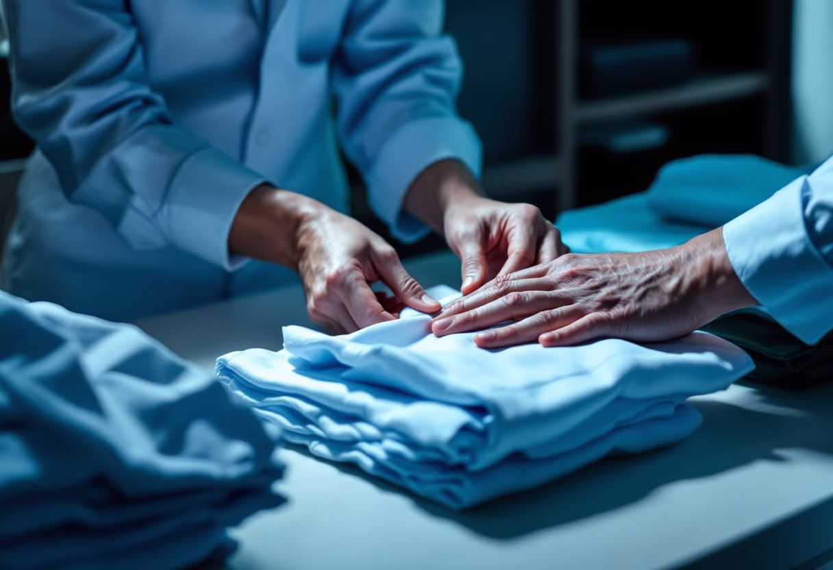 [background image] garment care in progress