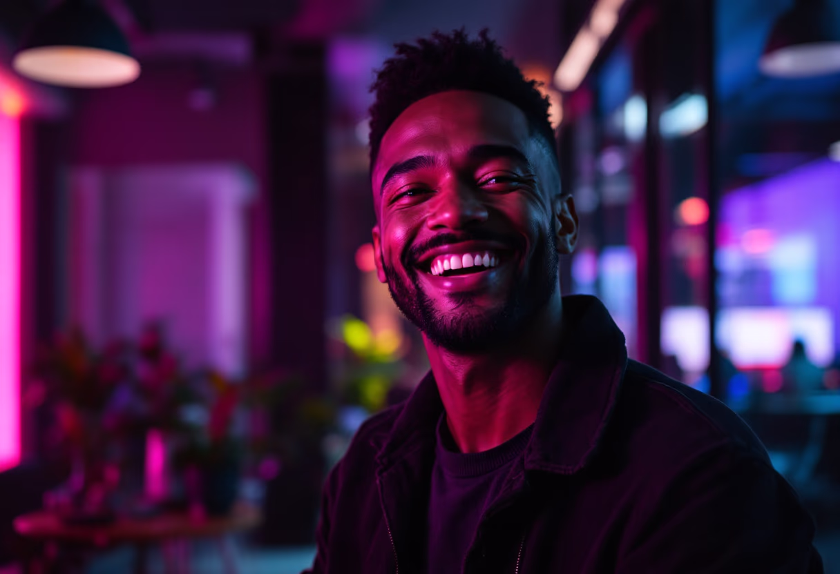 image of satisfied customer (for a legal tech)