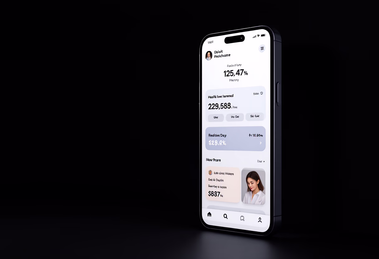 [interface] screenshot of an ai-driven healthcare application
