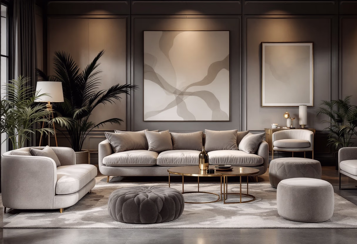 image of commercial interior for an interior design firm