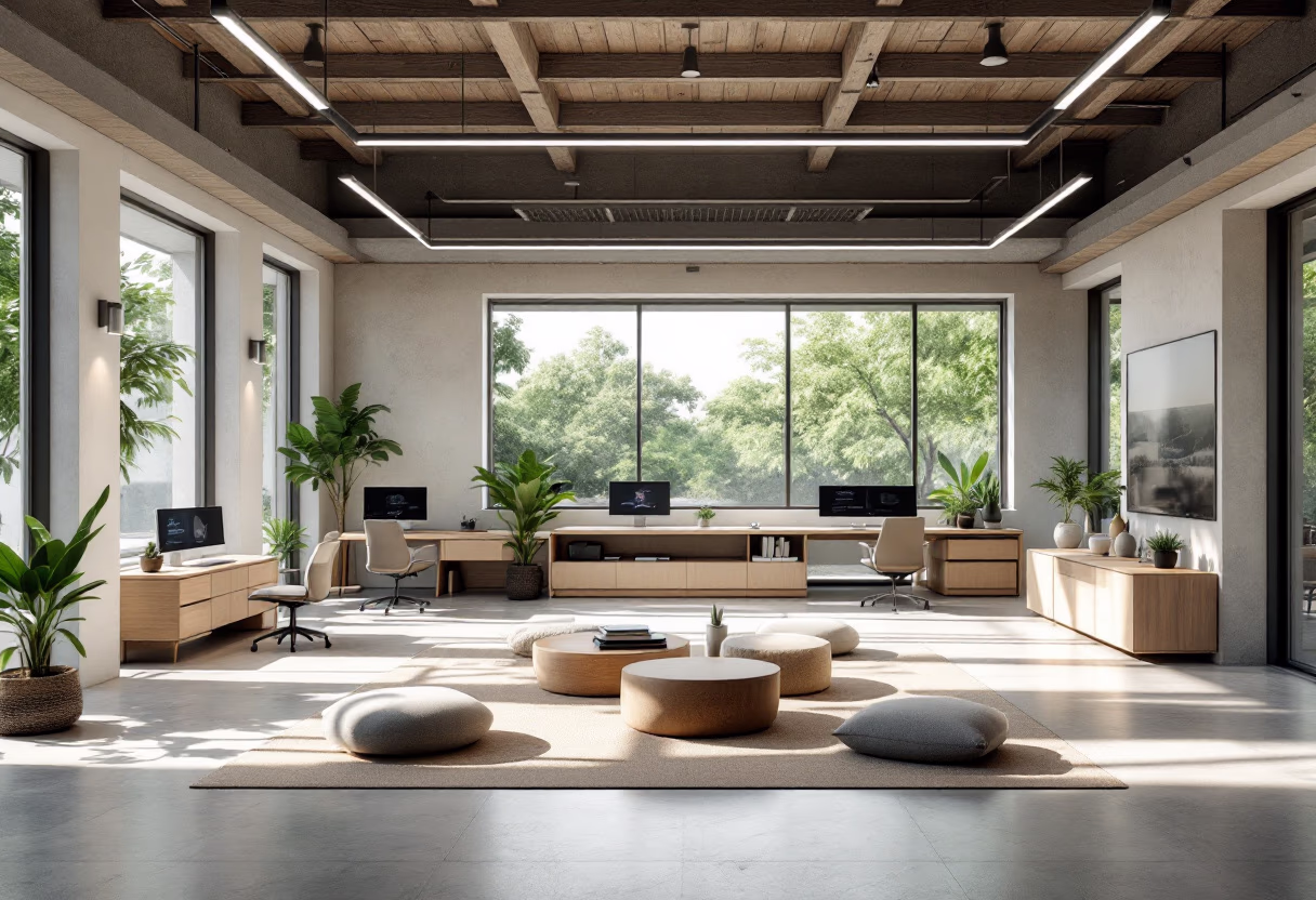 image of futuristic classroom setting