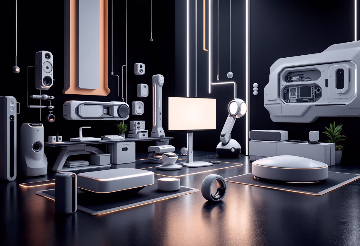 [background image] image of open workspace with advanced tech equipment (for an ai education tech company)