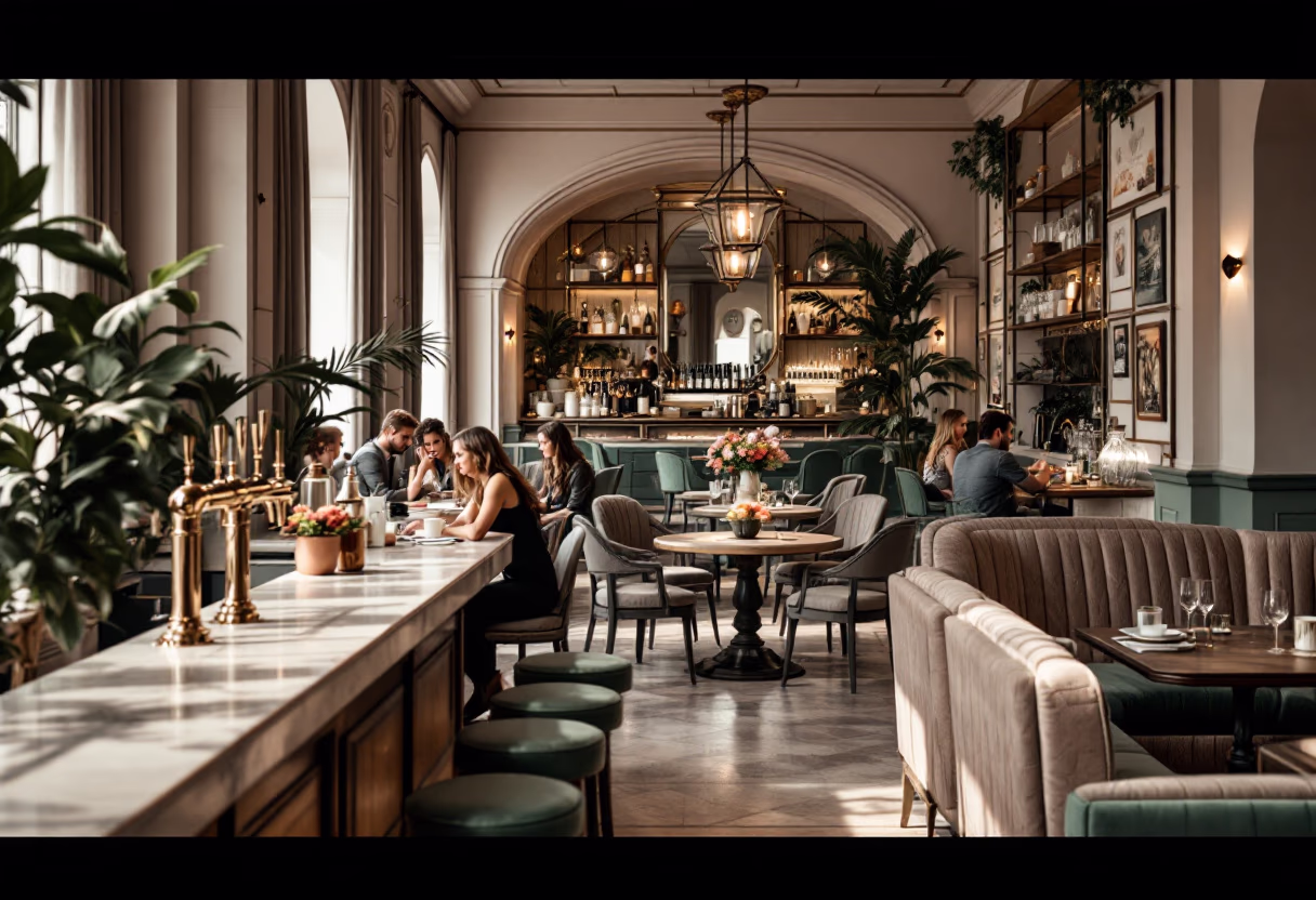 image of taproom (for a craft brewer)