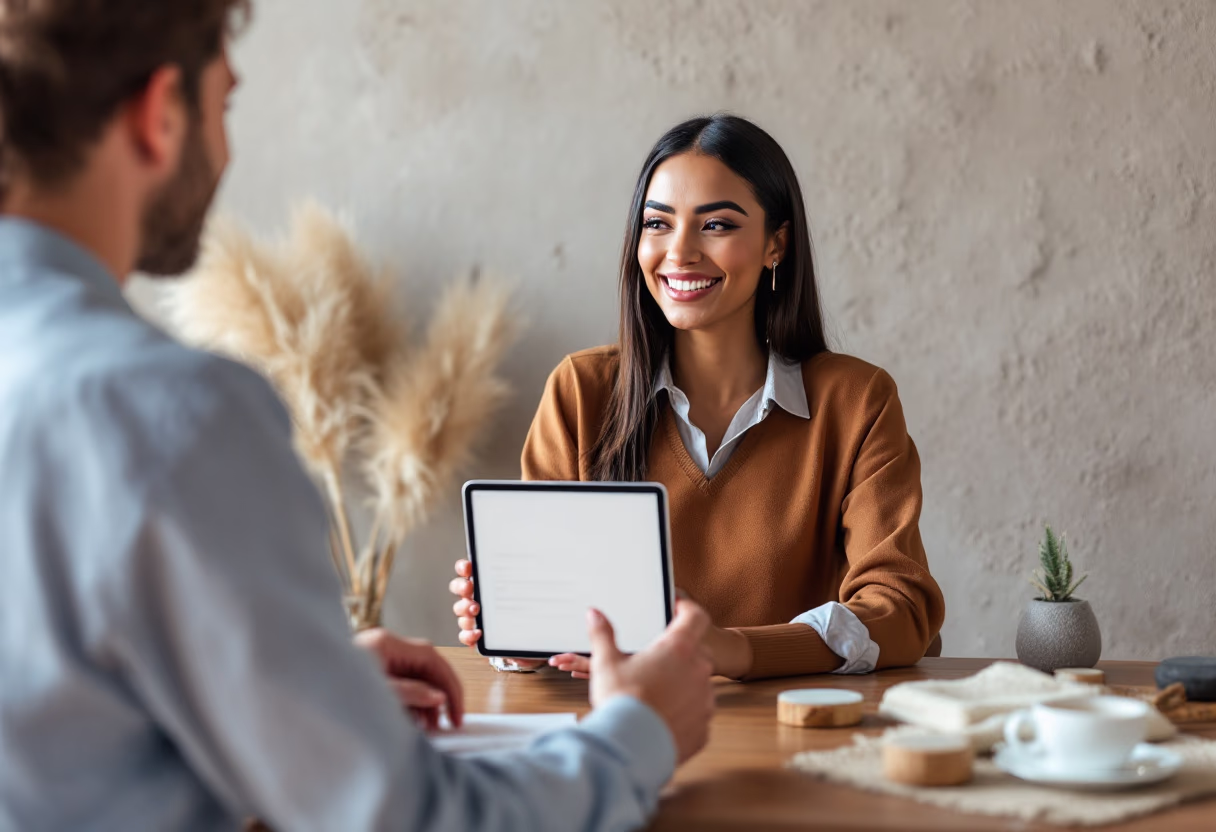 image of a customer service interaction (for an ecommerce)