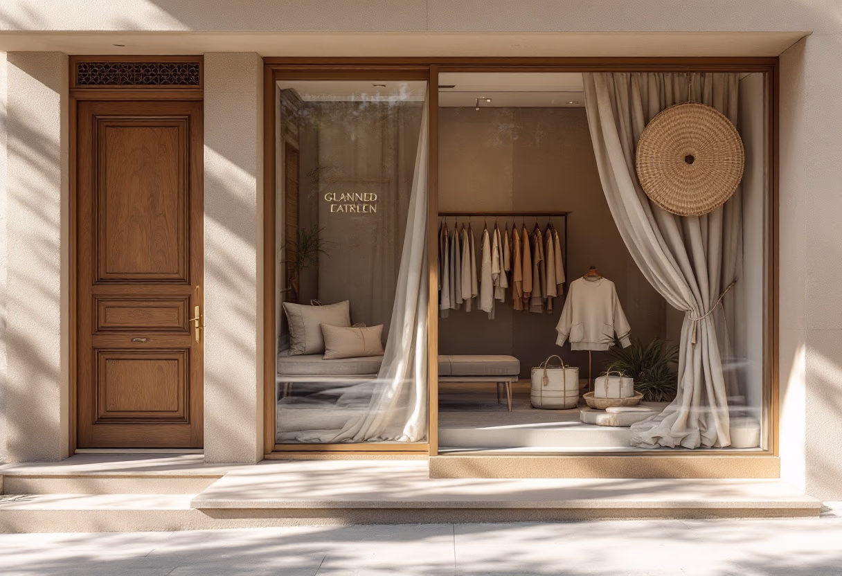 image of storefront (for a clothing boutique)