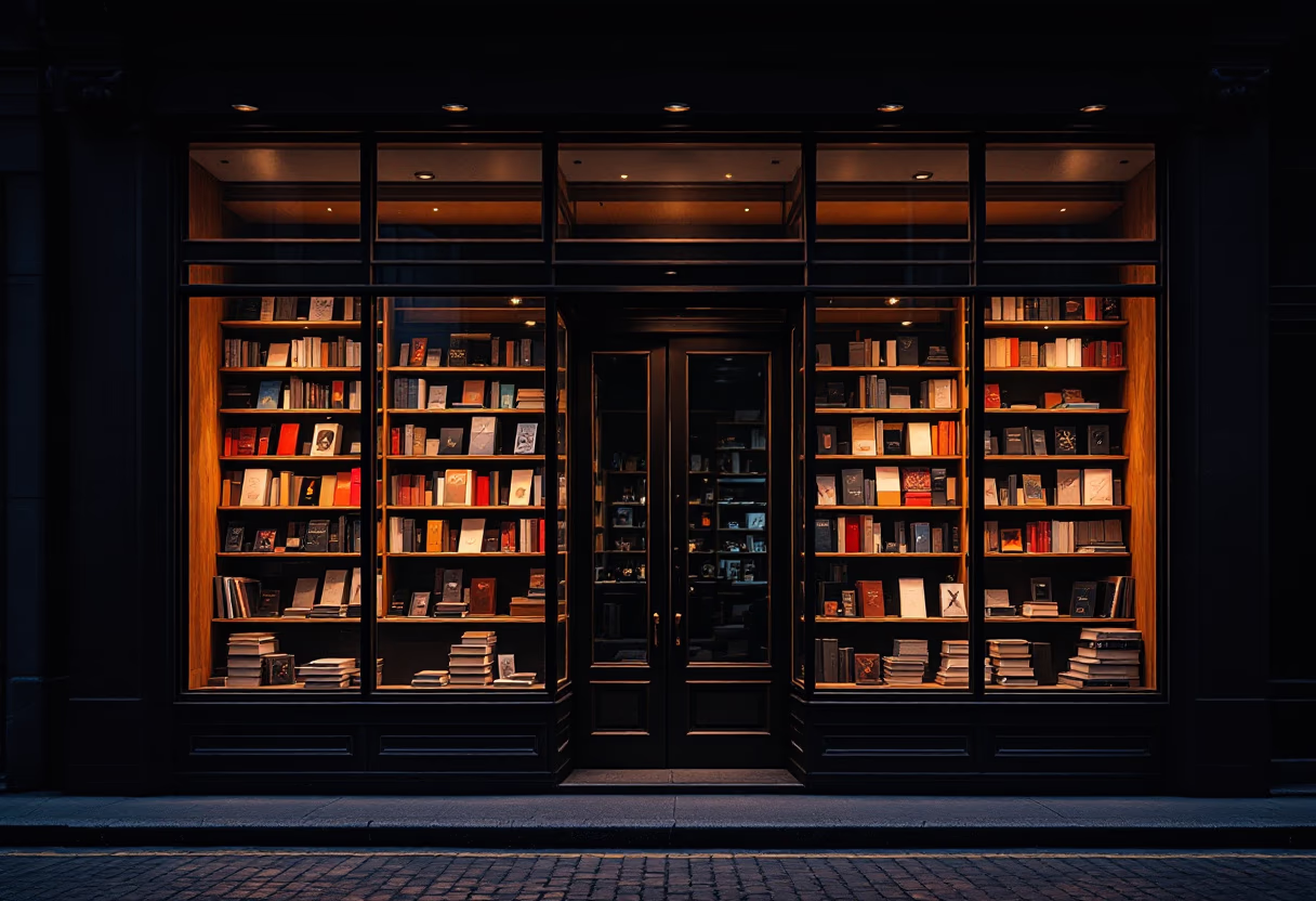 image of bookstore exterior (for a bookstore)