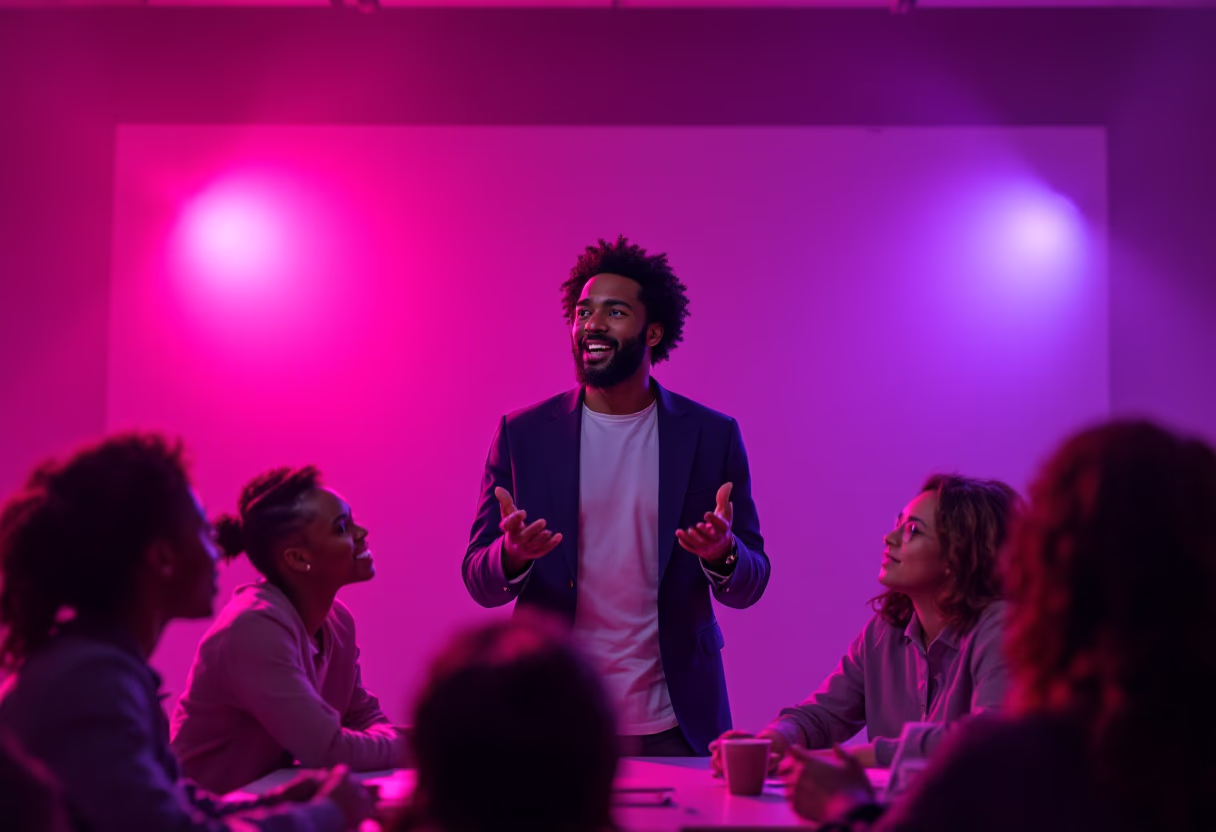 image of classroom lecture on ai