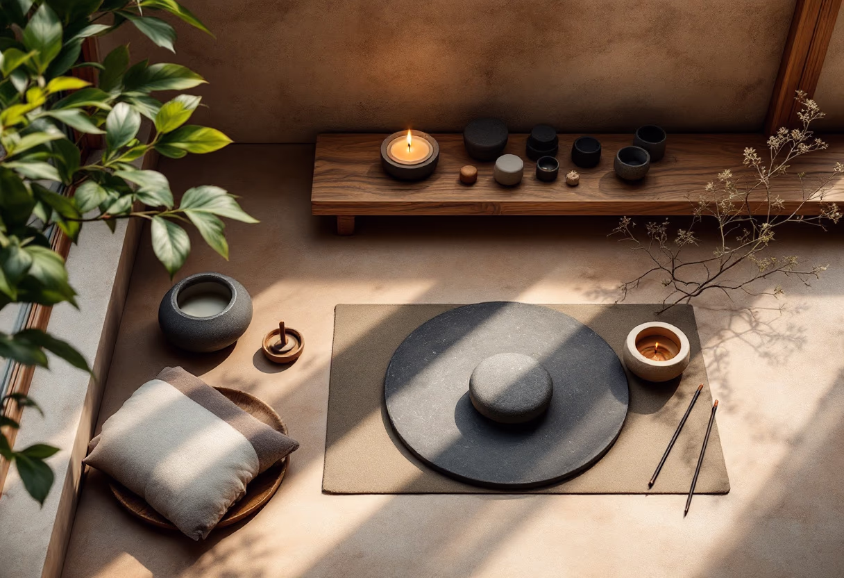 image of teaching space (for a buddhist monasteries & temple)