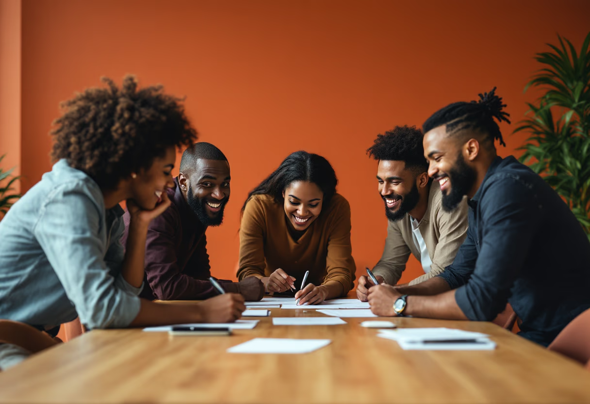 image of brainstorming session (for a pr firm)