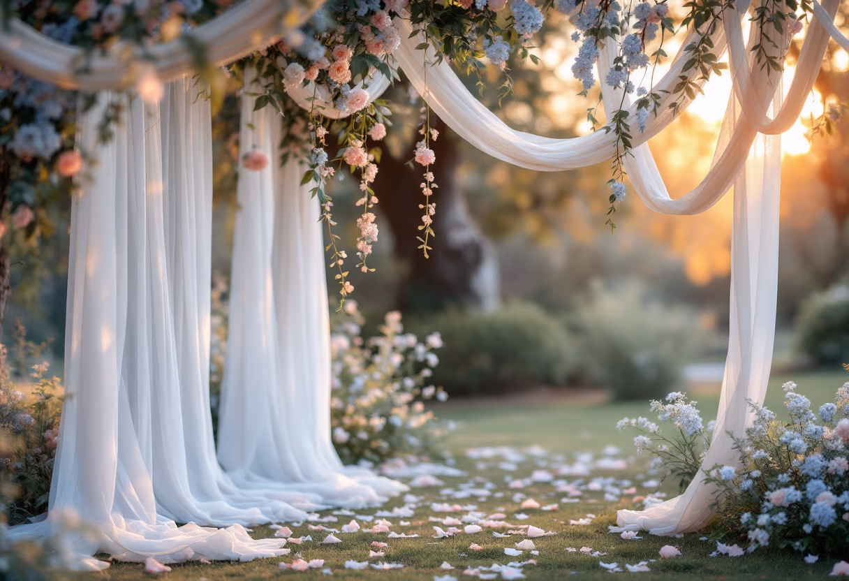 outdoor wedding event