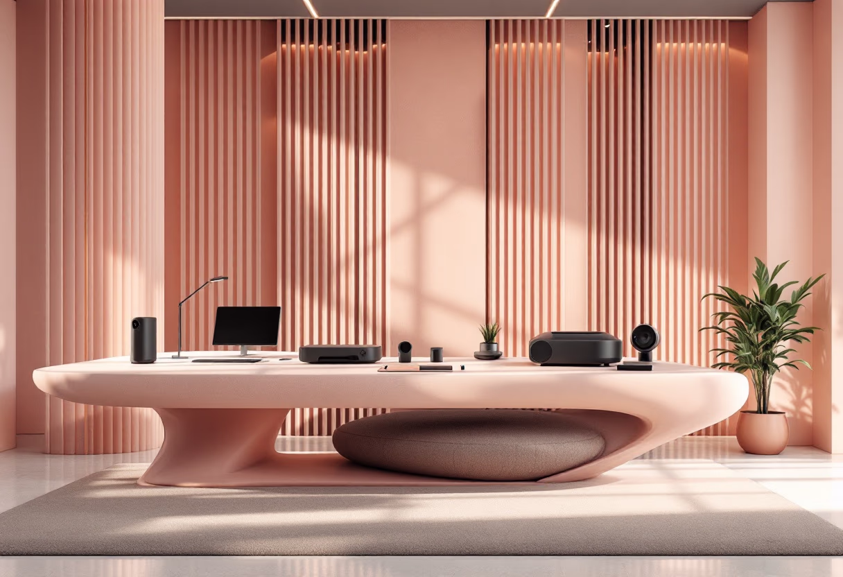 [background image] office space (for a tech gadgets store)