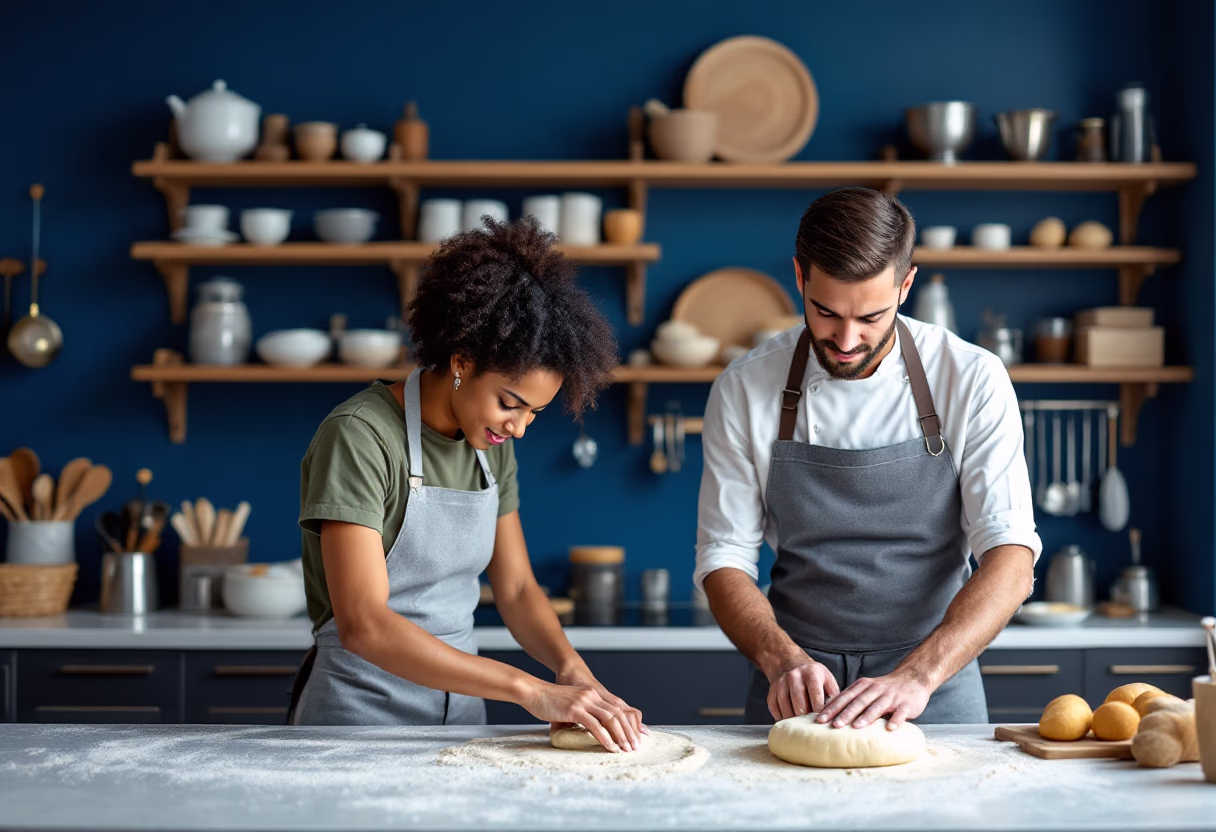 image of bakers in action