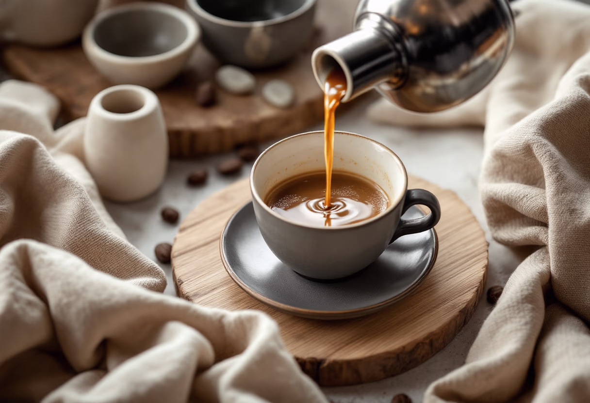 image of coffee being poured