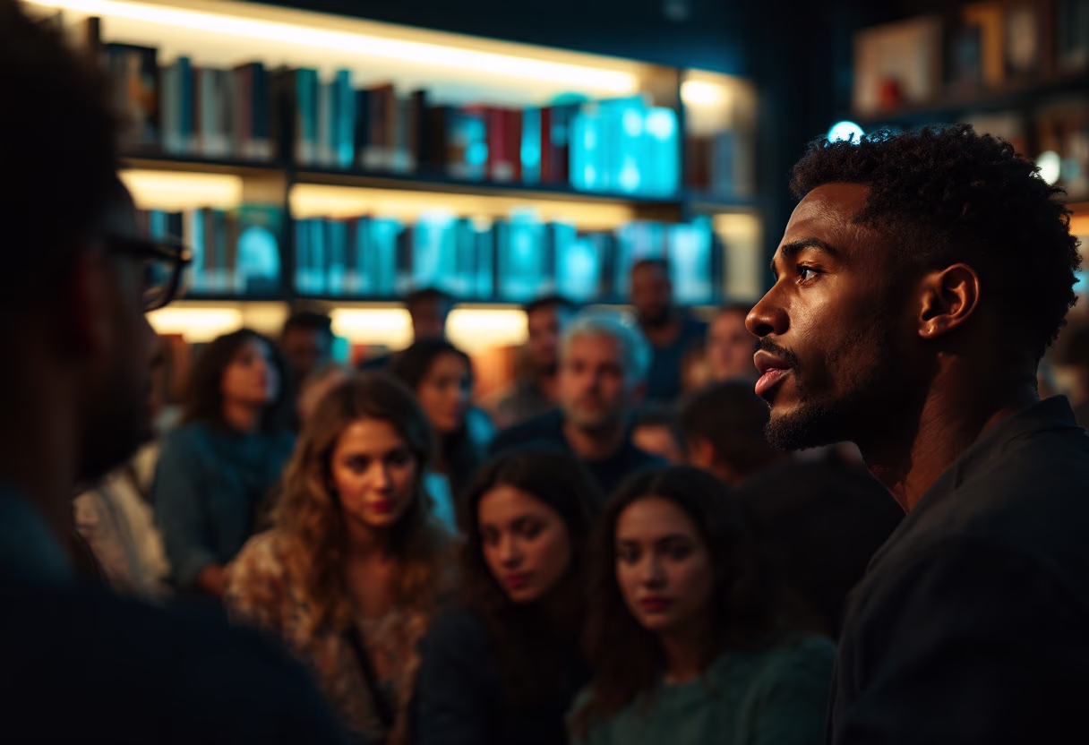 image of store event (for a bookstore)