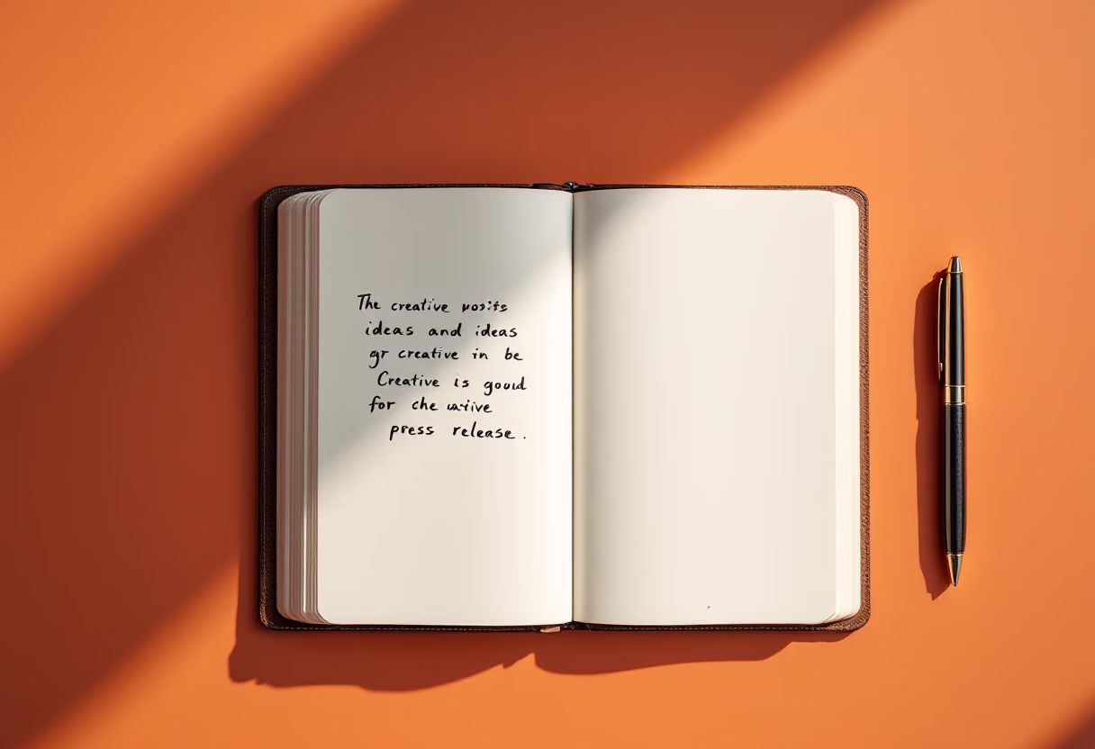 image of press release writing