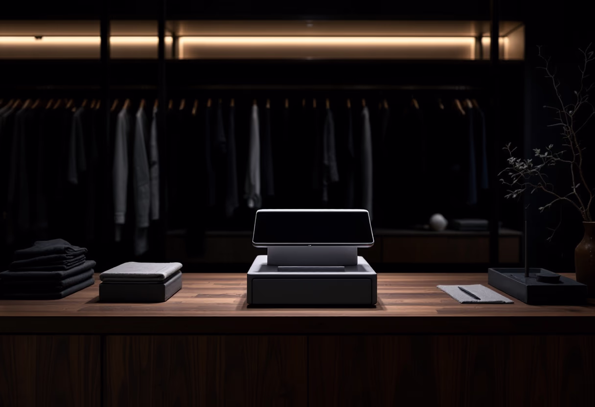image of interior store decor (for a clothing boutique)