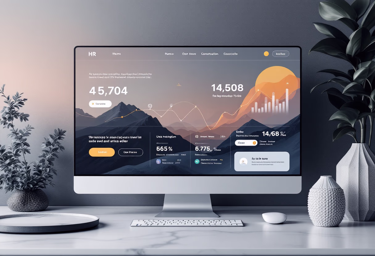 [modern tech interface]