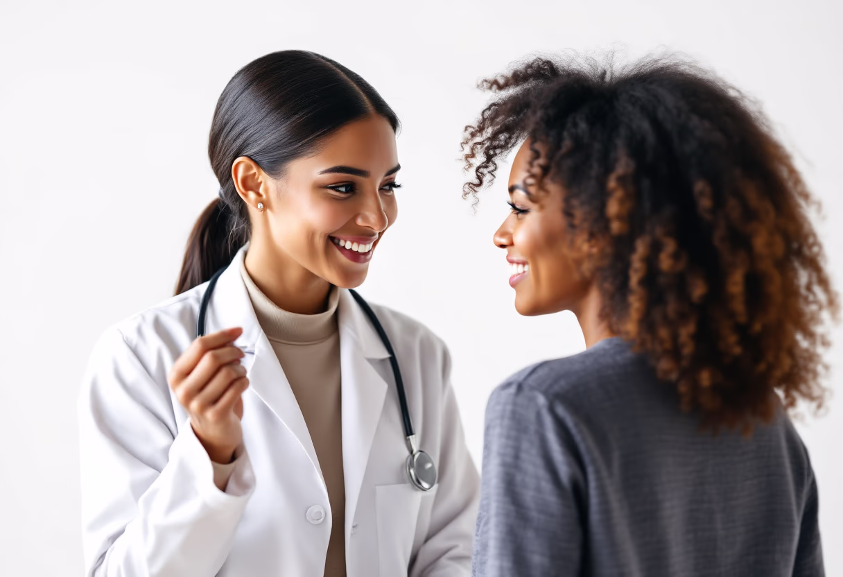 image of a doctor with a patient