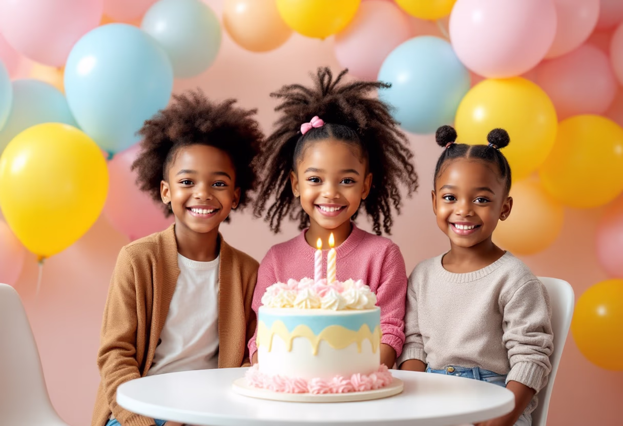 image of a birthday party for children