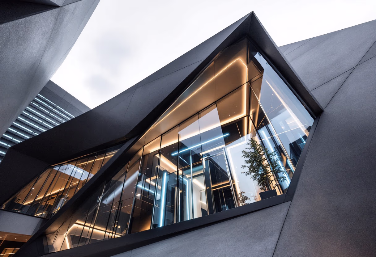 image of architect firm building entrance