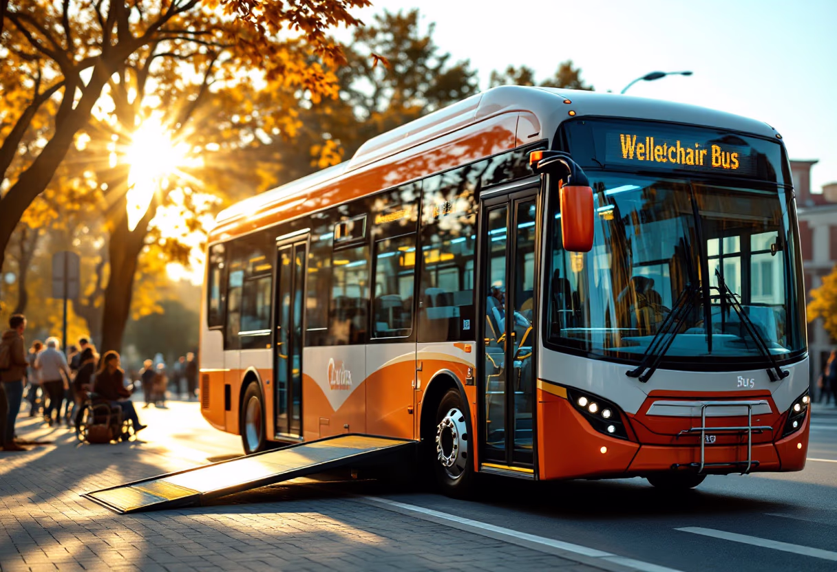 image of wheelchair-accessible bus