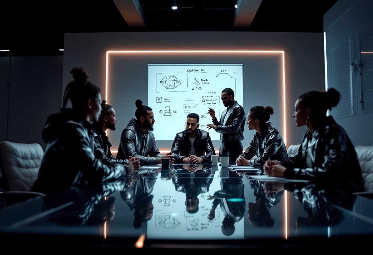 image of brainstorming session (for a productivity tools business)