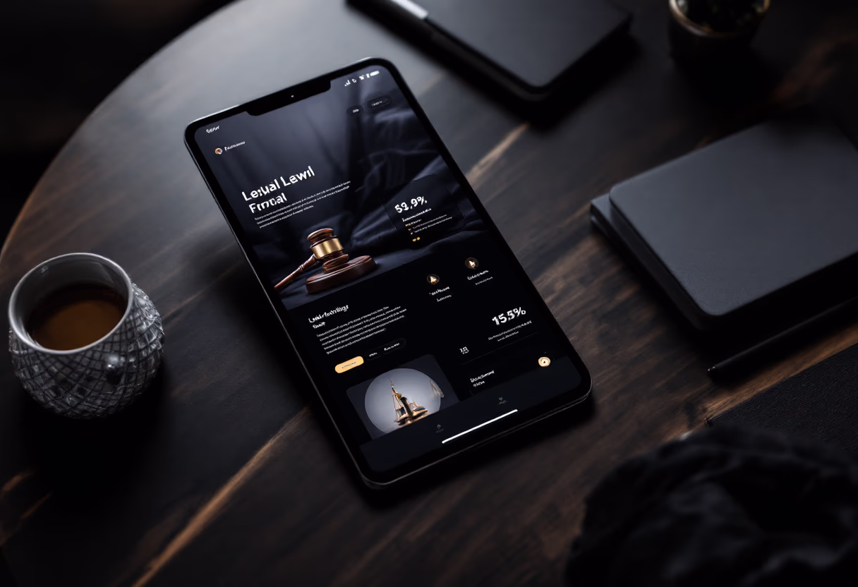 [digital project] website homepage design (ai legal tech company)